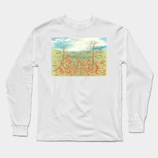 Fall to Autumn in the Meadow Long Sleeve T-Shirt